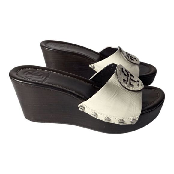 TORY BURCH Patty Platform Wedge Sandal Size 7M - Picture 3 of 7
